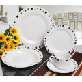Beautiful 12pcs ceramic/porcelain dinner plate sets